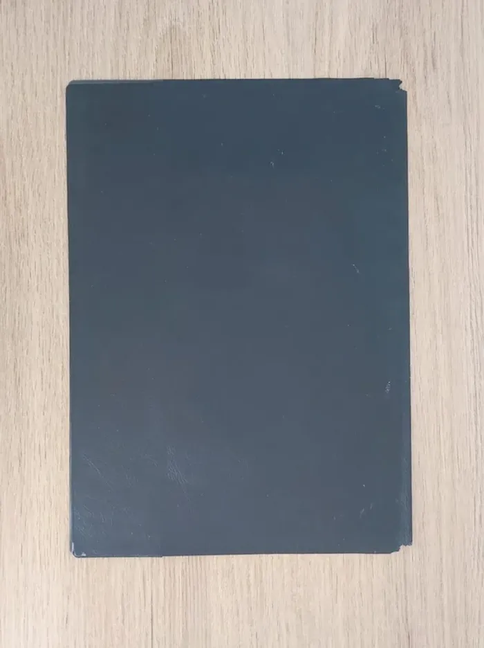 Lot 3 protège-cahier noir vert bleu - A4 - photo numéro 3