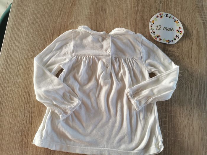 Ensemble bébé fille 12mois pantalon et t-shirts manches longues sergent major et boutchou tbe - photo numéro 8