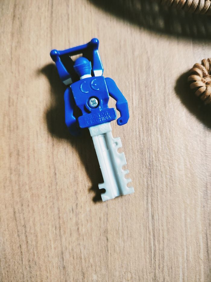 🔑 Power rangers megaforce clé/keys du ranger bleu Super megaforce marque Bandai - photo numéro 2