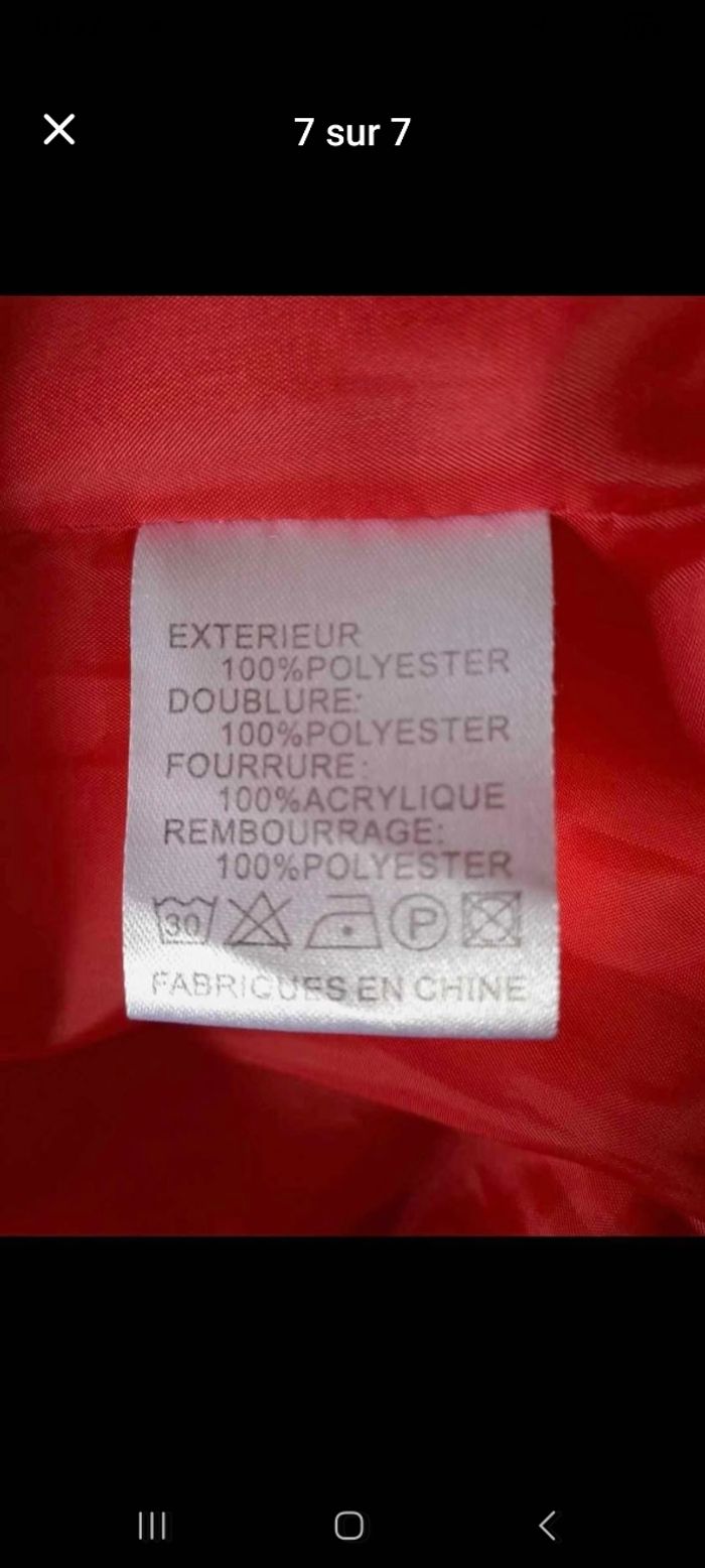 🌺 Magnifique doudoune rouge chaude 🌺 - photo numéro 7