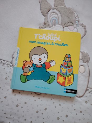 Livre T'choupi a toucher