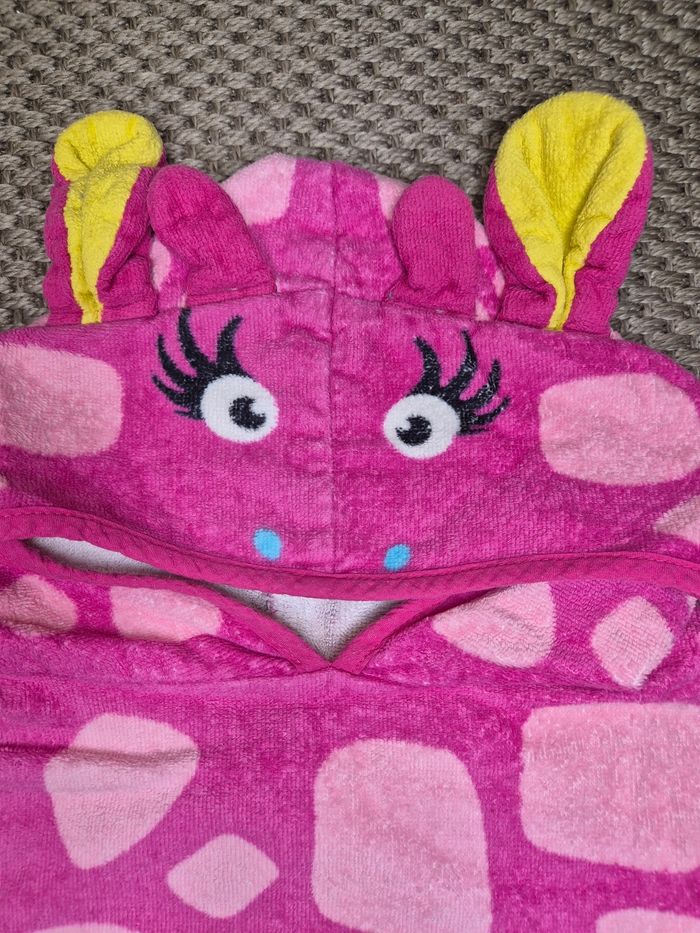 Poncho de bain fille hippopotame - 0/3 ans - photo numéro 2