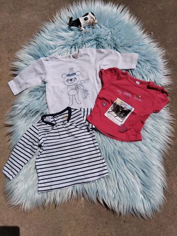 💡lot fille 3 mois tee shirt