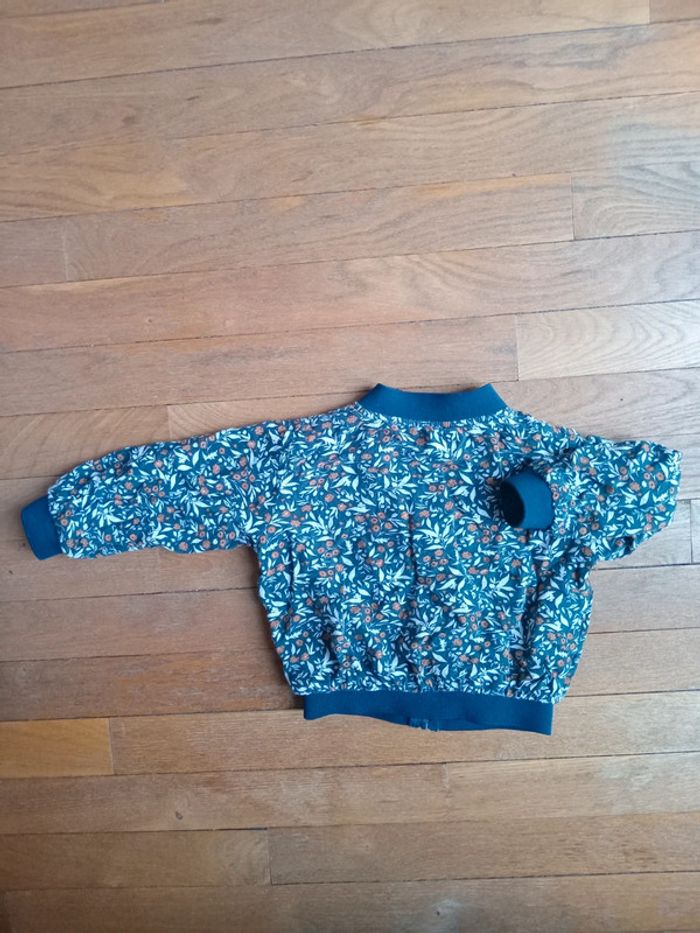 Gilet fille fleuri Eden et Victor 2 ans (88 cm) - photo numéro 7