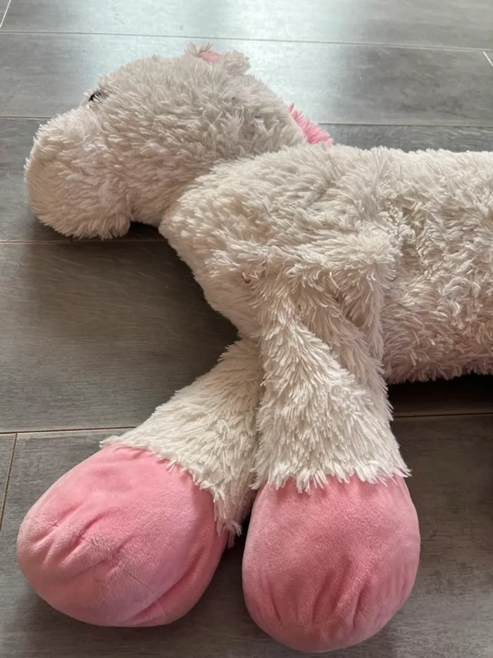 Peluche licorne rose - photo numéro 4