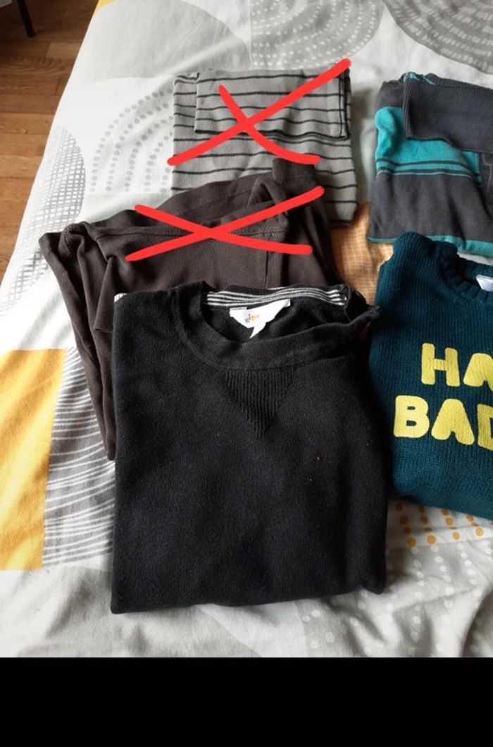 Lot pulls, sweats et sous-pulls 4/5A - photo numéro 4