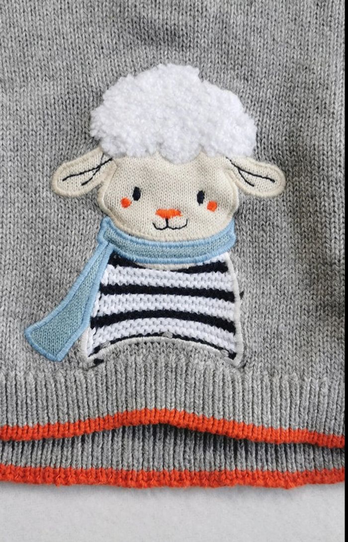 Pull 👣 20 % laine, sergent major, 6 mois - photo numéro 7