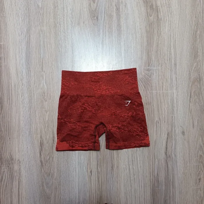 Ensemble gymshark femme Xs short + brassière orange sanguine - photo numéro 4