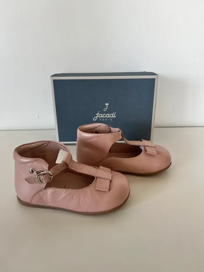 Chaussures ballerines roses Jacadi - photo numéro 2