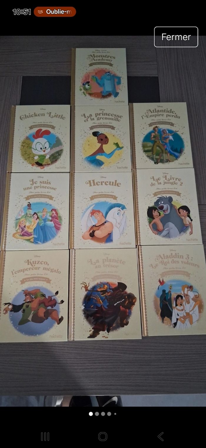 Lot 10 livres mes petits livres