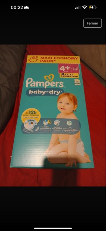 couche pampers taille 4