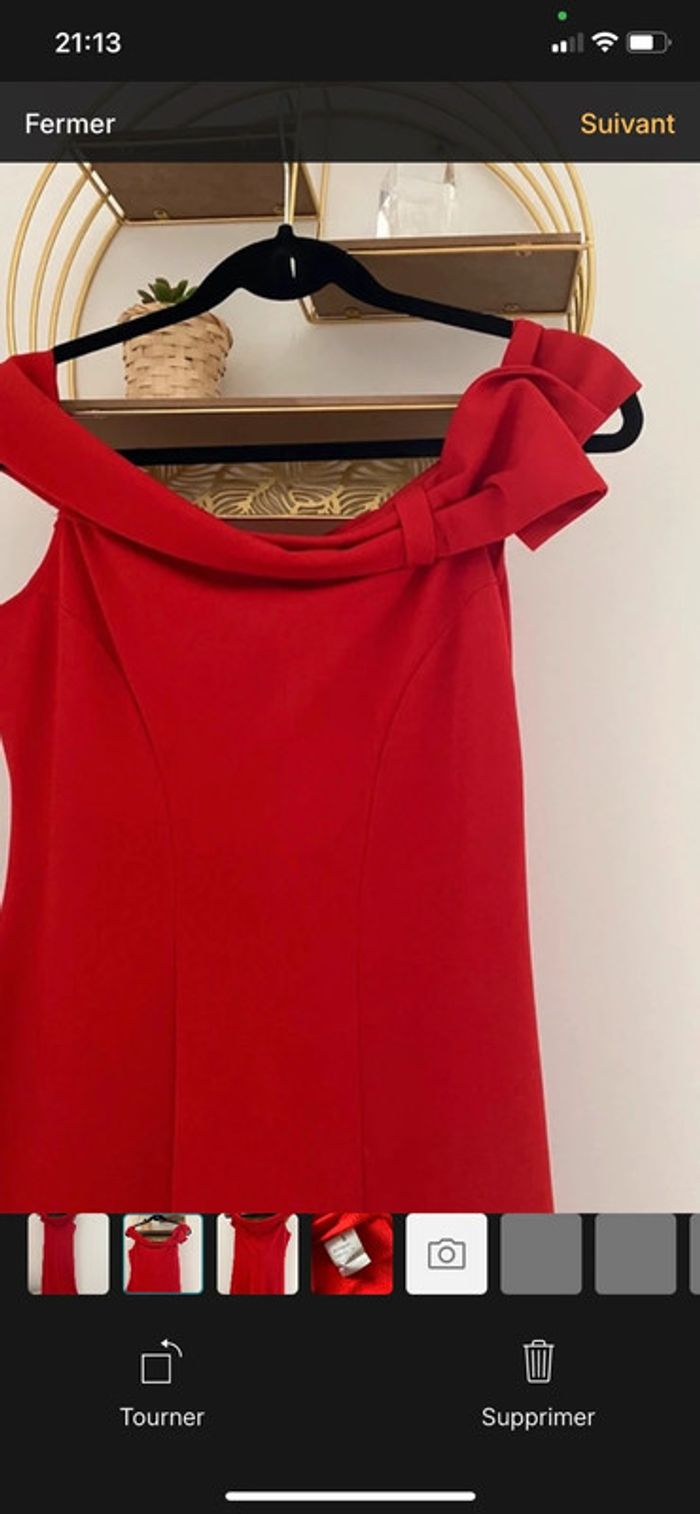 Robe rouge femmes - photo numéro 2