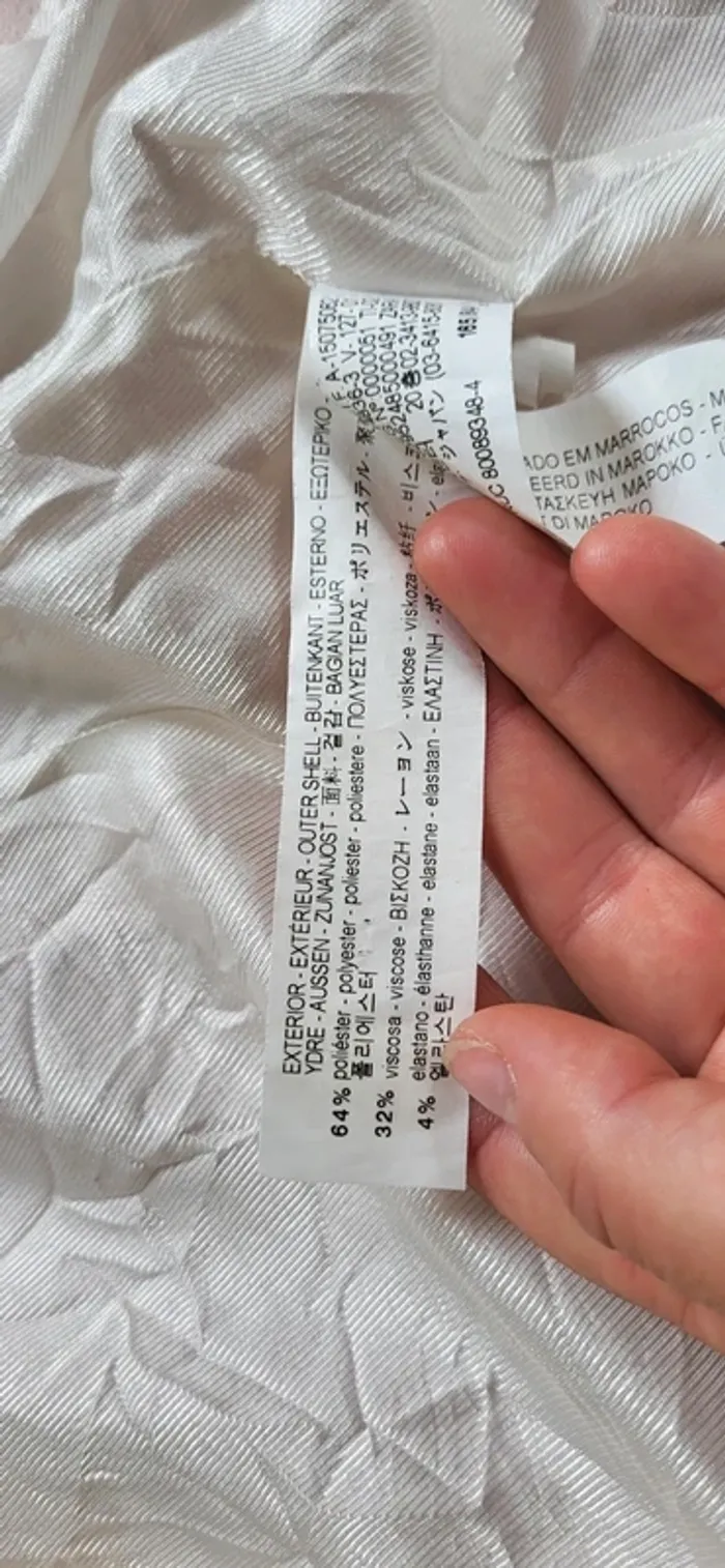 Veste / blazer cintrée rose pale 36 - photo numéro 10