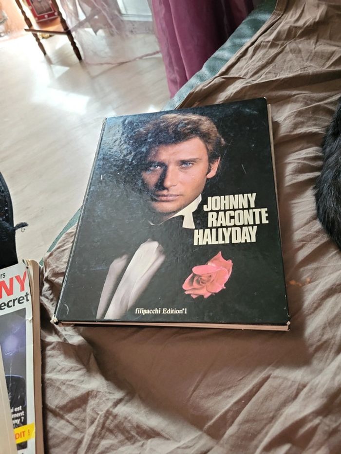 Lot 3 livres johnny hallyday - photo numéro 9