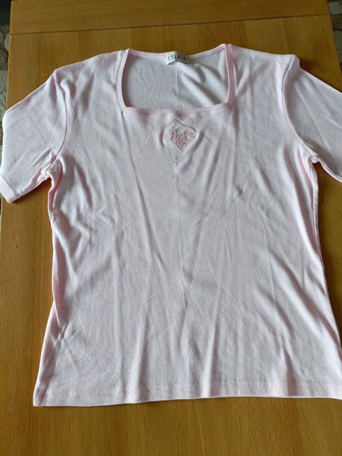 Tee-shirt rose Celaïa