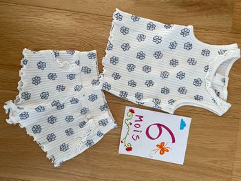 Ensemble 6 mois fille