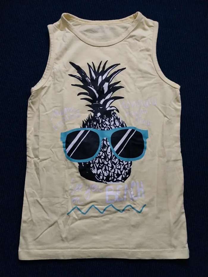 Marcel jaune avec ananas T12A - photo numéro 2