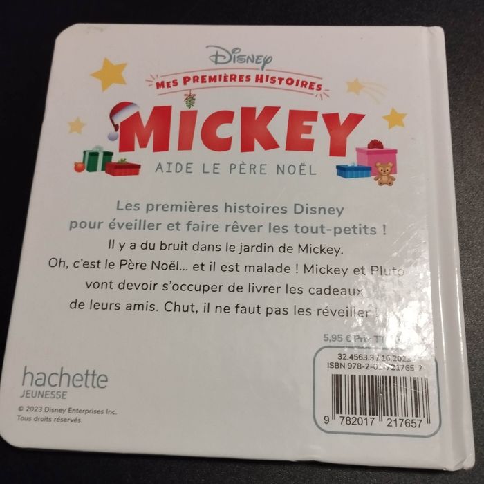 Livre enfant Disney mes premières histoires Mickey aide le père noël 🧑‍🎄 - photo numéro 2