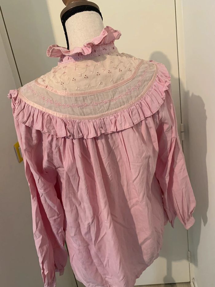 Chemise rose vintage - photo numéro 3