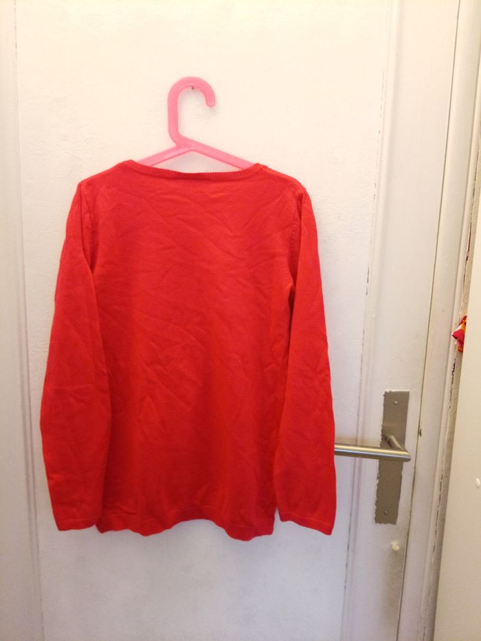 Pull rose étoiles argentés NKY Taille 12 ans - photo numéro 2