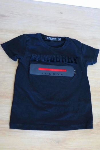 C35 t-shirt noir Burberry 92 cm