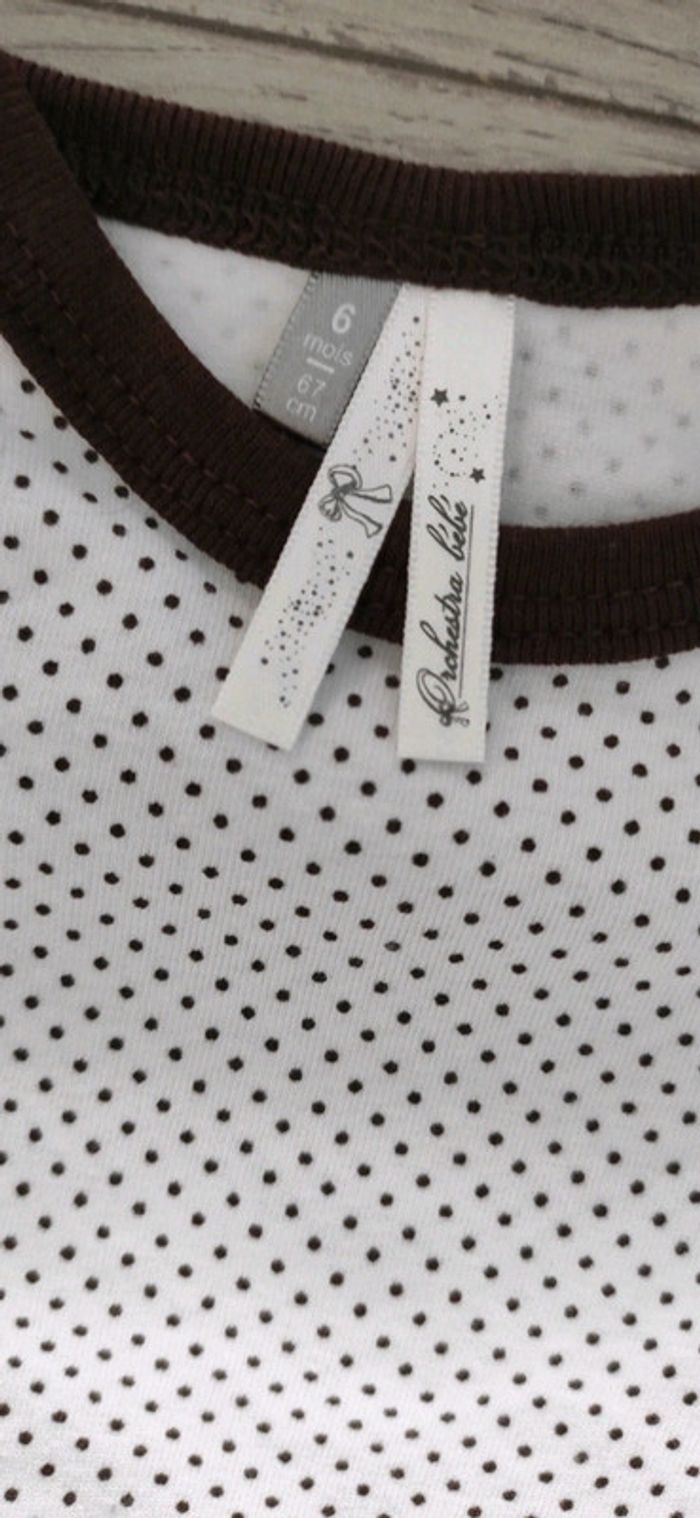 Bodie manche courte bébé fille 6 mois - photo numéro 2