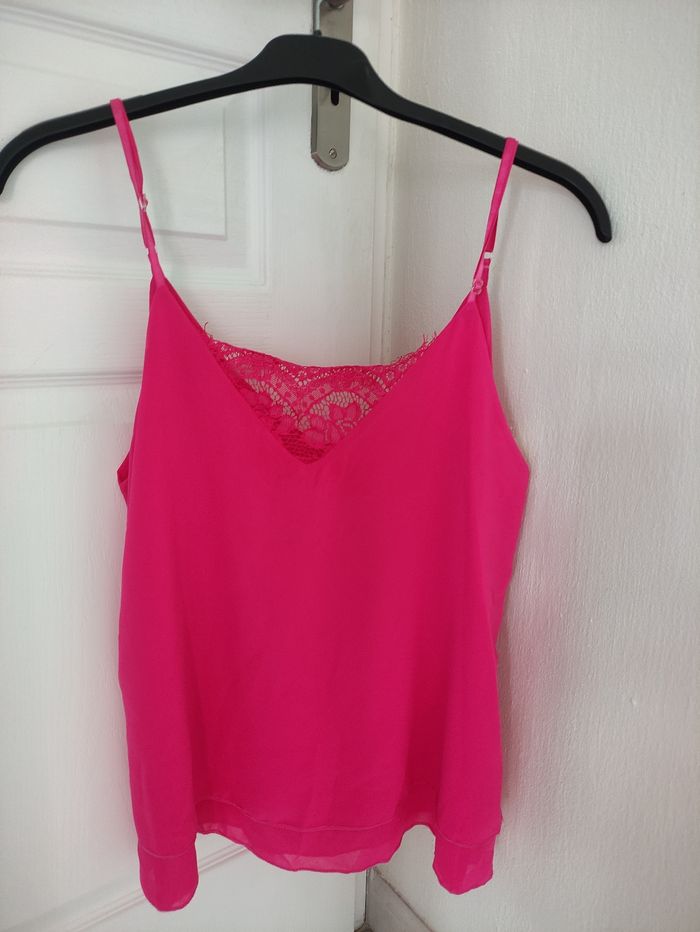 Débardeur femme rose fushia
