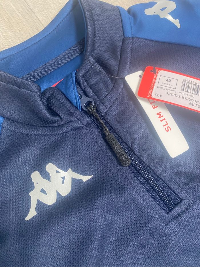 Sweat Kappa 👕 - Taille 6 ans (Neuf avec étiquette) - photo numéro 3