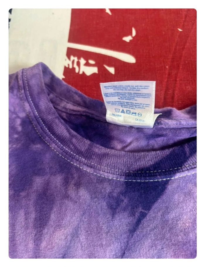 T-shirt Gildan taille S violet Tye&Die - photo numéro 6