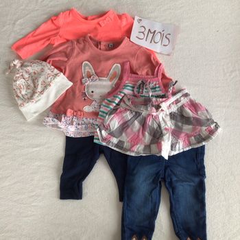 Lot vêtements 3 mois
