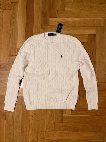 Pull Ralph Lauren torsadé neuf