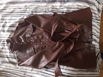 Veste simili marron