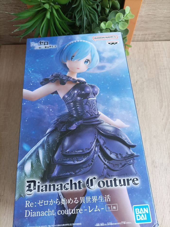 Figurine Rem Re Zero banpresto Dianacht couture Bandai Namco