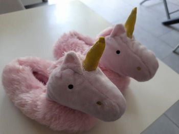 Chaussons filles licorne