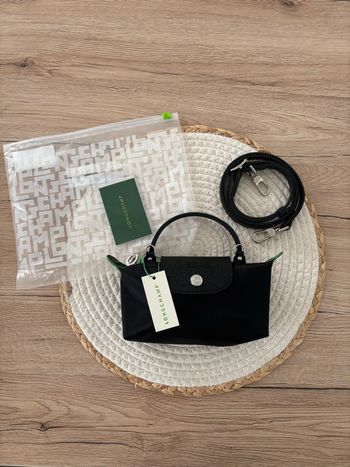 Mini sac à bandoulière lonchamps noir 