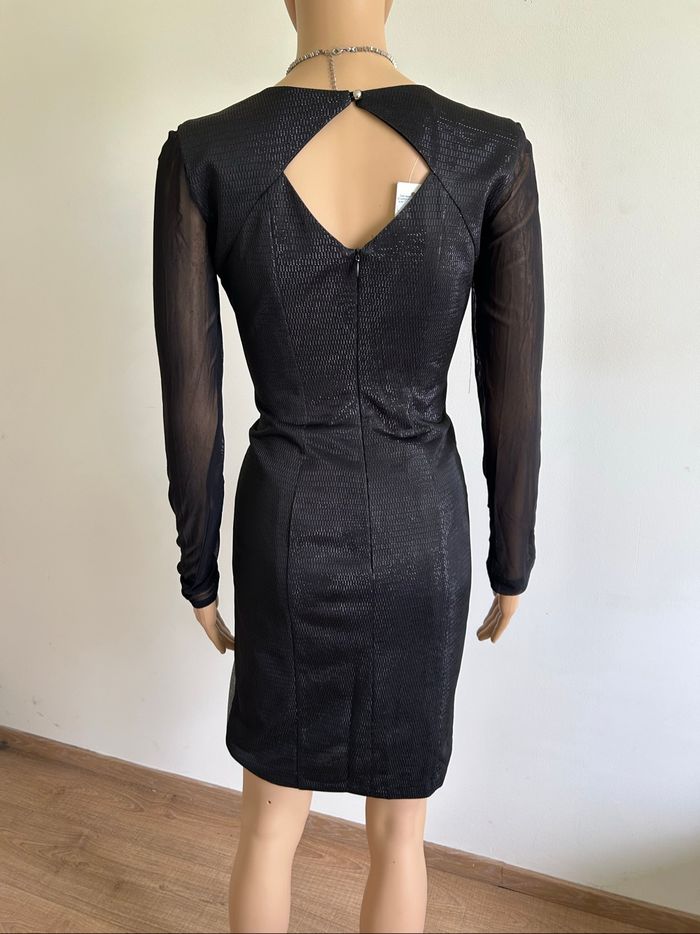 Robe noire et argentée neuve à manches longues De Facto taille 36 - photo numéro 5