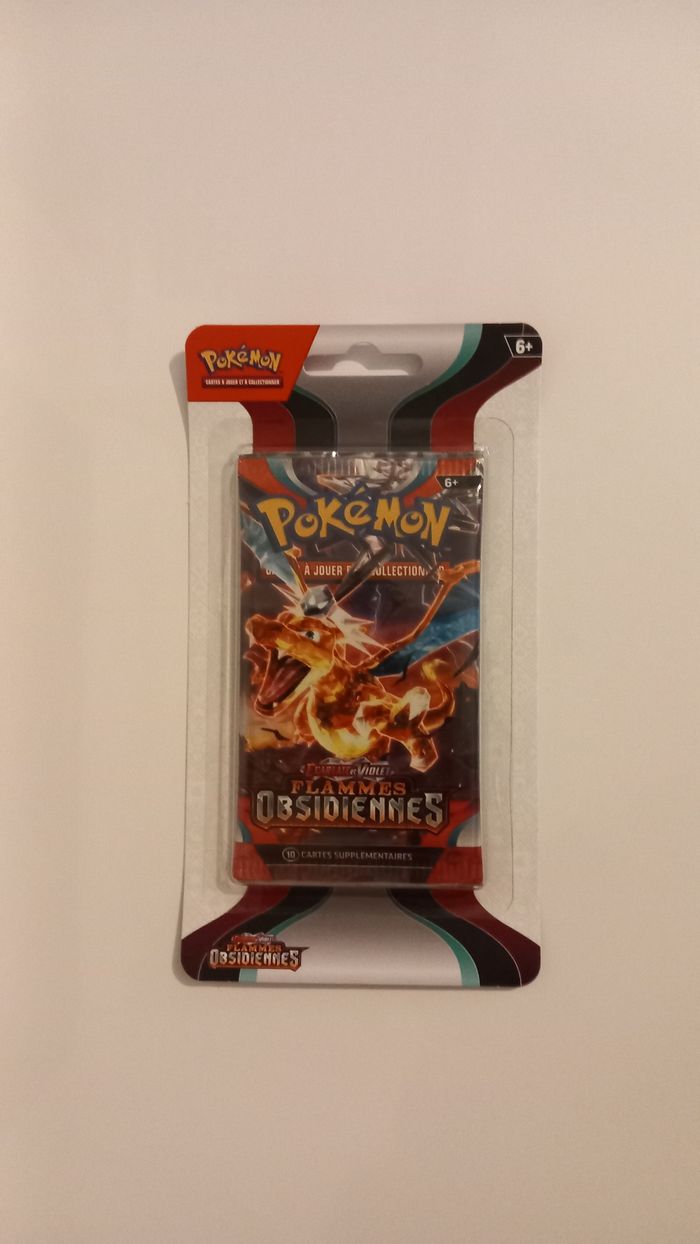 Lot 4 blisters Pokemon flammes obsidiennes - photo numéro 5