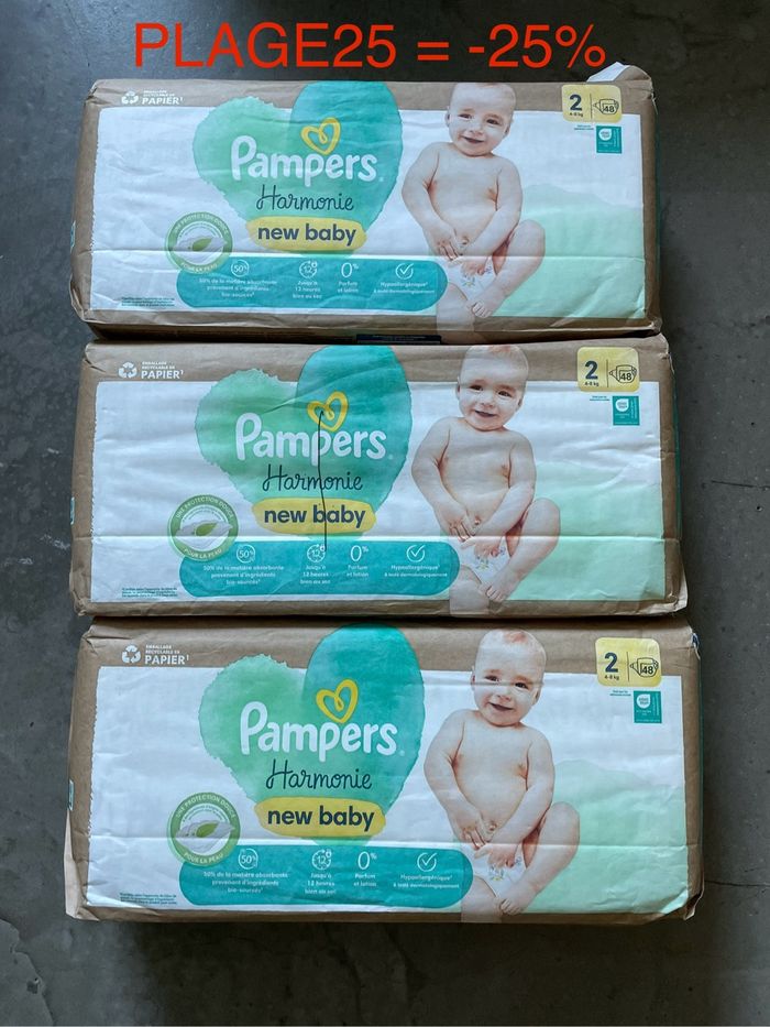 PAMPERS HARMONIE TAILLE 2 neuf