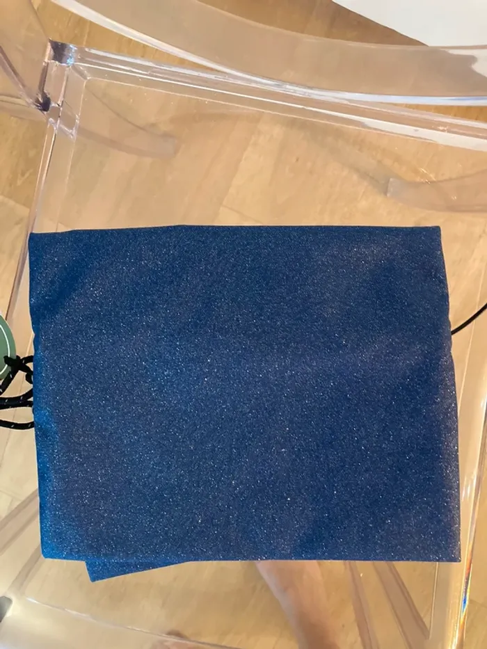 Eastpak Marny pouch bag lot de 3 pochettes bleu pailletée - photo numéro 7