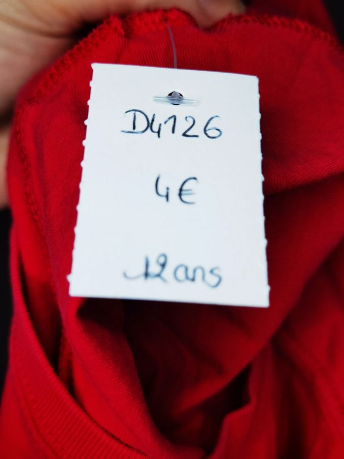 D4126 - tee-shirt fille 12 ans - photo numéro 3