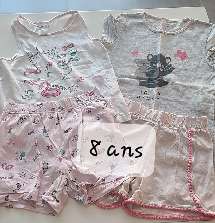 Pyjama été 8 ans fille