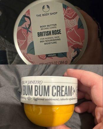 Lot de crèmes corps 