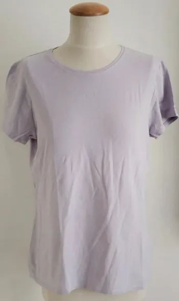 Tee-shirt manches courtes lila Atmosphère taille 46