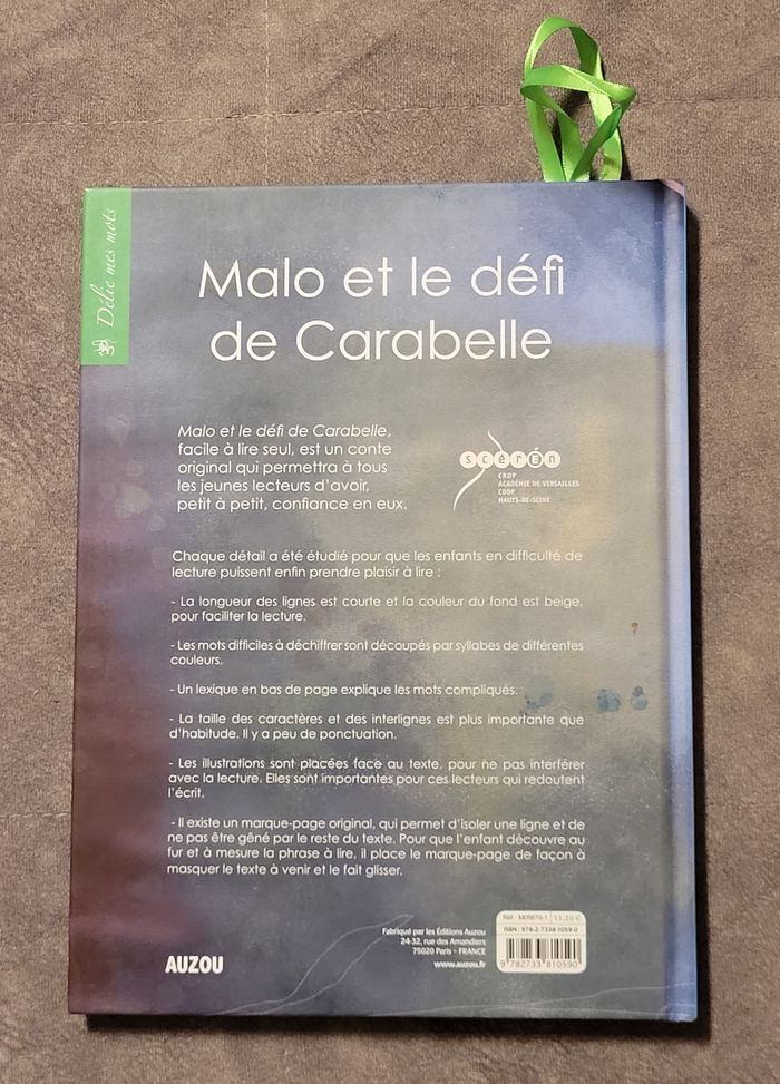 Malo et le defi de carabelle (coll. delie mes mots) Marie Nuage GIUDICELLI, Audrey JACQMIN, Nancy Ri - photo numéro 5