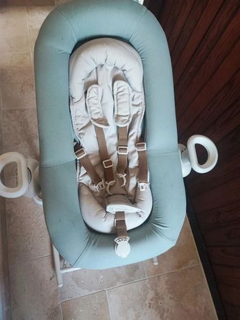 Transat up and down pliable bebea coloris vert lichen