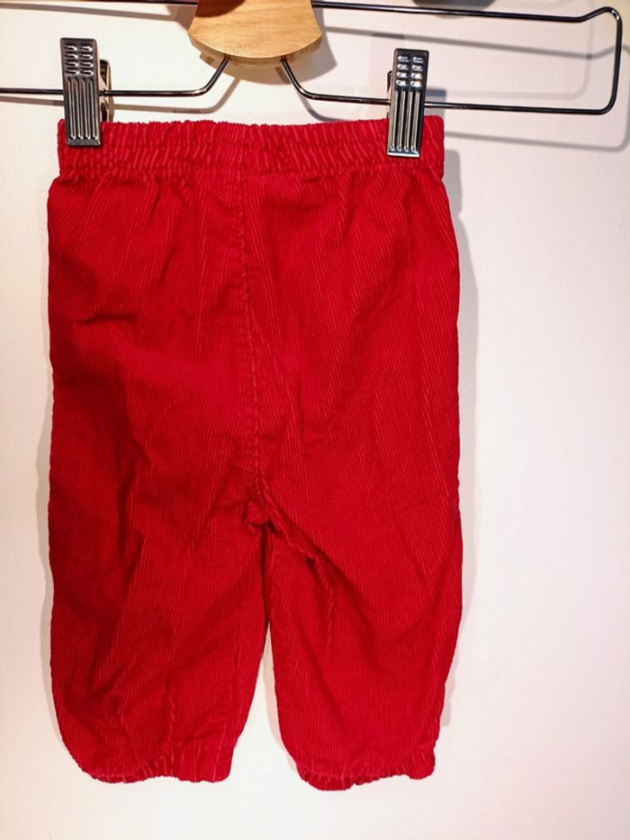 Pantalon velours rouge - photo numéro 2