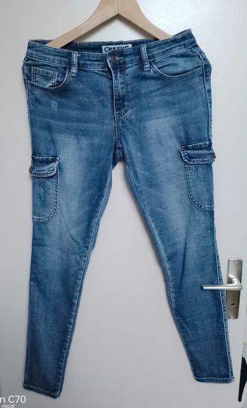 Creeks jean cargo poches taille 38