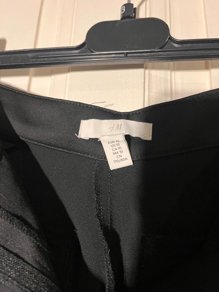 Pantalon chic fluide h&m taille 42 noir - photo numéro 4