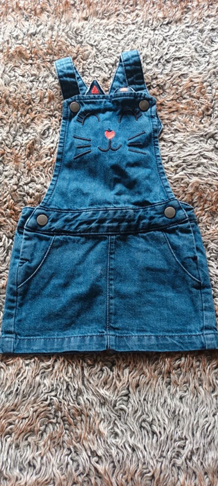 Salopette jupe fille