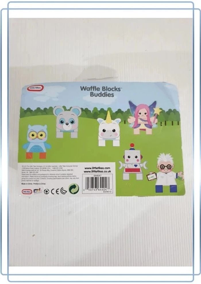 Figurines little tikes waffle blocks buddies, neuf mais boite abimée - photo numéro 2